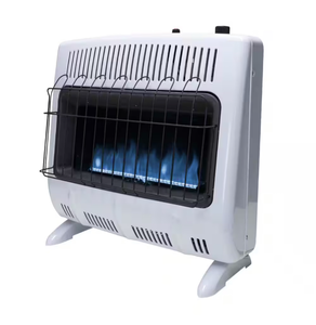 lot 8 image: 30,000 BTU Gas Wall Heater with Thermostat - Retail $253