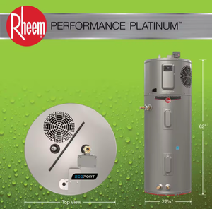 Rheem 80 Gal. Smart High Efficiency Hybrid Heat Pump Water Heater - Retail: $2,619