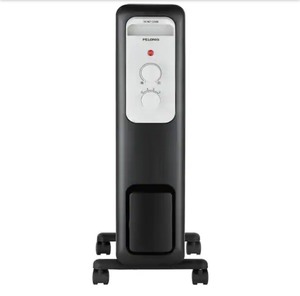lot 16 image: Pelonis1,500-Watt Oil-Filled Radiant Electric Space Heater with Thermostat - Retail $70