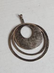 lot 1003 image: Silpada .925 Sterling Silver Modernist Spiral Pendant 8.7g