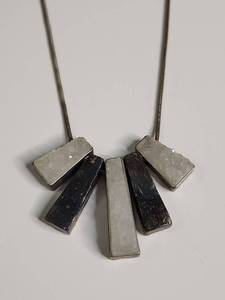 lot 1116 image: Silpada Prestige Druzy Quartz Sterling Silver Necklace