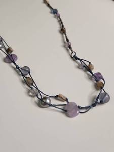 lot 1117 image: Silpada Amethyst and Pearl Necklace