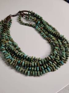 lot 1125 image: Silpada Multi-Strand Turquoise Necklace