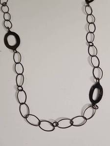 lot 1132 image: Silpada Sterling Silver Oval Link Chain Necklace 22.29g