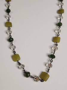 lot 1137 image: Silpada Jade and Crystal Beaded Necklace