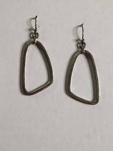 lot 1203 image: Sterling Silver Silpada Geometric Drop Earrings 11g