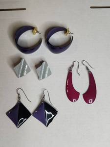 lot 1225 image: Fashion Earrings Collection - 4 Pairs