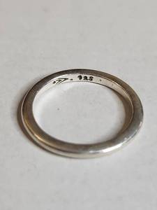 lot 1340 image: Silpada .925 Sterling Silver Band Ring 3g