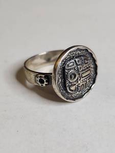 lot 1343 image: Silpada .925 Sterling Silver Mayan Calendar Ring 11.8g