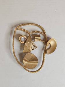 lot 1506 image: Vintage Modernist Cubist Brooch