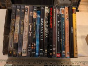 lot 52 image: DVD Movie Collection Bundle - Lord of the Rings Trilogy and More