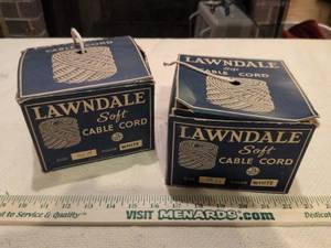 lot 70 image: Lawndale Soft Cable Cord Set - White