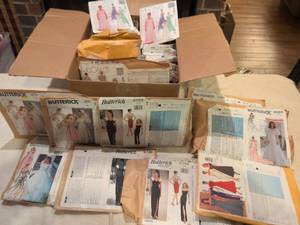 lot 97 image: Mixed Lot Butterick Sewing Patterns 1980s-90s