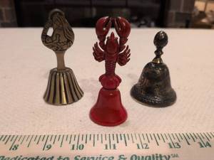 lot 118 image: Decorative Metal Bells