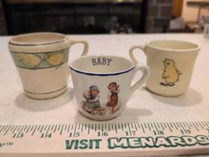 lot 135 image: Vintage Childrens Cups