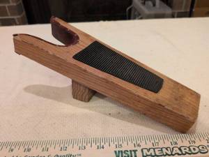 lot 175 image: Traditional Wooden Boot Jack