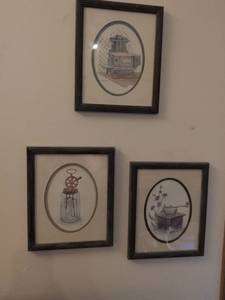 lot 199 image: Framed Kitchen Still Life Prints by Jerry Hunsinger