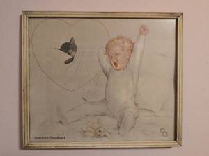 lot 227 image: Americas Sleepheart Print by Pemuel Thomas
