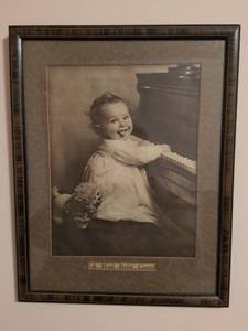 lot 235 image: A Real Baby Grand - 1920s Framed Photography