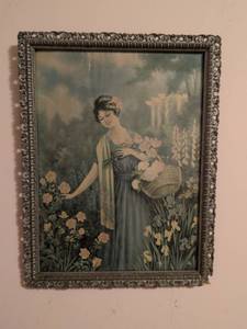 lot 236 image: The Garden Print in Ornate Frame