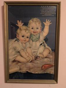 lot 239 image: Charlotte Becker AOUW Insurance Advertisement Print