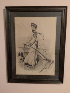 lot 240 image: J.V. McFall Original 1903 Sporting Print