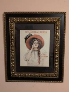 lot 247 image: 1909 Ladies Home Journal Cover - Harrison Fisher Art