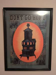 lot 252 image: 1800s Cast Iron Stove Advertisement Print