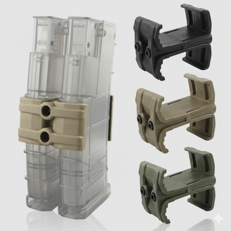 lot 5032 image: Magazine Dual Magazine Holder Mag Connector 5.56 NATO .223 BLACK