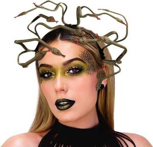lot 56651 image: Snake Headpiece Medusa Headband Greek Goddess Headdress Halloween Cosplay Costume Masquerade Accessories for Party