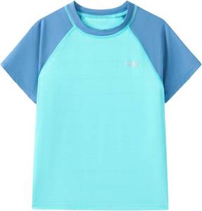 lot 56670 image: Angel season Boys Rash Guard Swim Shirt Short Sleeve UPF 50 for Toddler Kids Teens Swimwear Rashguard Quick Dry, Size 3-14