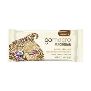 lot 1917 image: PEANUT BUTTER CHOCOLATE CHIP PROTEIN PLEASURE MACROBAR, PEANUT BUTTER CHOCOLATE CHIP (12 PACK)