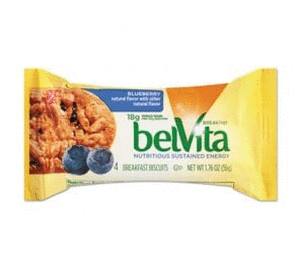 lot 1927 image: BELVITA BLUEBERRY BREAKFAST BISCUITS, BLUEBERRY, 8 PK (4 BISCUITS PER PACK)