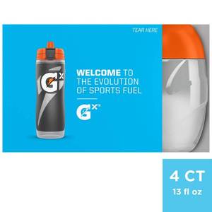 lot 1951 image: Gatorade GX Glacier Freeze Flavor Pod - 13 fl oz Pod Bottle Kosher, Energy Drink Mix