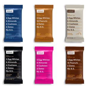 lot 1960 image: RXBAR Protein Bars, Protein Snack, Snack Bars, Variety Pack (12 Bars)