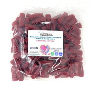 lot 1981 image: Traditional Australian Liqourice Red, licorice, 32 Oz