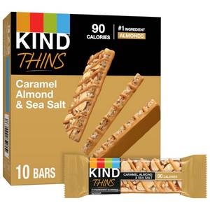 lot 2047 image: Kind Thins Caramel Almond - 7.4oz10ct