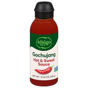 lot 2098 image: Bibigo Korean-Style Hot & Sweet Gochujang Sauce, 12.16 Ounce (Pack of 1)