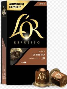 lot 2139 image: LOR Estremo Lungo Espresso Aluminum Capsules  10 Count