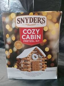 lot 2159 image: Snyders Cozy Cabin Pretzel Kit 1LB 10.5OZ