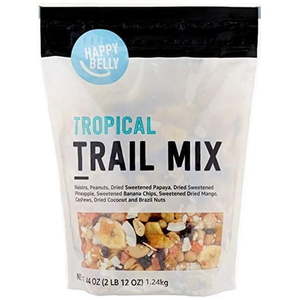 lot 2166 image: Happy Belly Tropical Trail Mix  44 oz