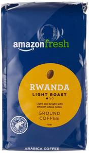 lot 2195 image: Amazon Fresh, Rwanda Ground Coffee, Light Roast, 12 Oz