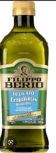Cold Pressed Extra Virgin Olive Oil, Delicato, 25.3 Ounce Bottle,