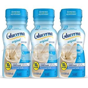 lot 2508 image: Glucerna Original Diabetic Protein Shake  Homemade Vanilla  8 fl oz Bottle  6 Count