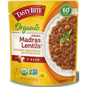 lot 2514 image: Tasty Bite Madras Lentil 3 Bean  Organic-10 oz