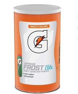 lot 2518 image: Gatorade GLACIER CHERRY CRISP & COOL THIRST QUENCHER POWDER, GLACIER CHERRY 4LB 12OZ