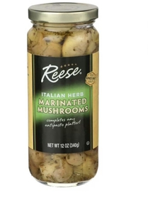 lot 2606 image: Reese Mushroom Herb Italian Marinated 12 oz