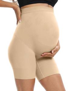 lot 2611 image: XNHAN Maternity Shapewear for Photoshoot Dress, Pregnant Underwear, Baby Shower Dress Nude L
