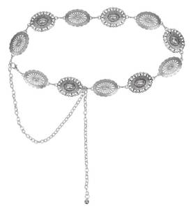 lot 2645 image: Voenkca Western Belts for Woman-Cowgirl-Cowboy-Country-Chain-Belt