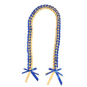 lot 2697 image: Caiyao Handmade Ribbon Rope Class of 2025 School College High School Graduation Double Braided Necklace Leis Congratulation Party Gifts Bow Closure Jewelry for Women Men-4